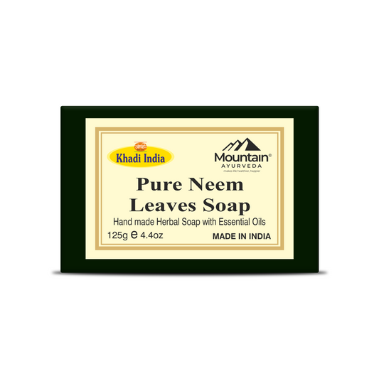 Khadi Neem Leaves Soap – Ayurvedic Herbal Antibacterial Soap
