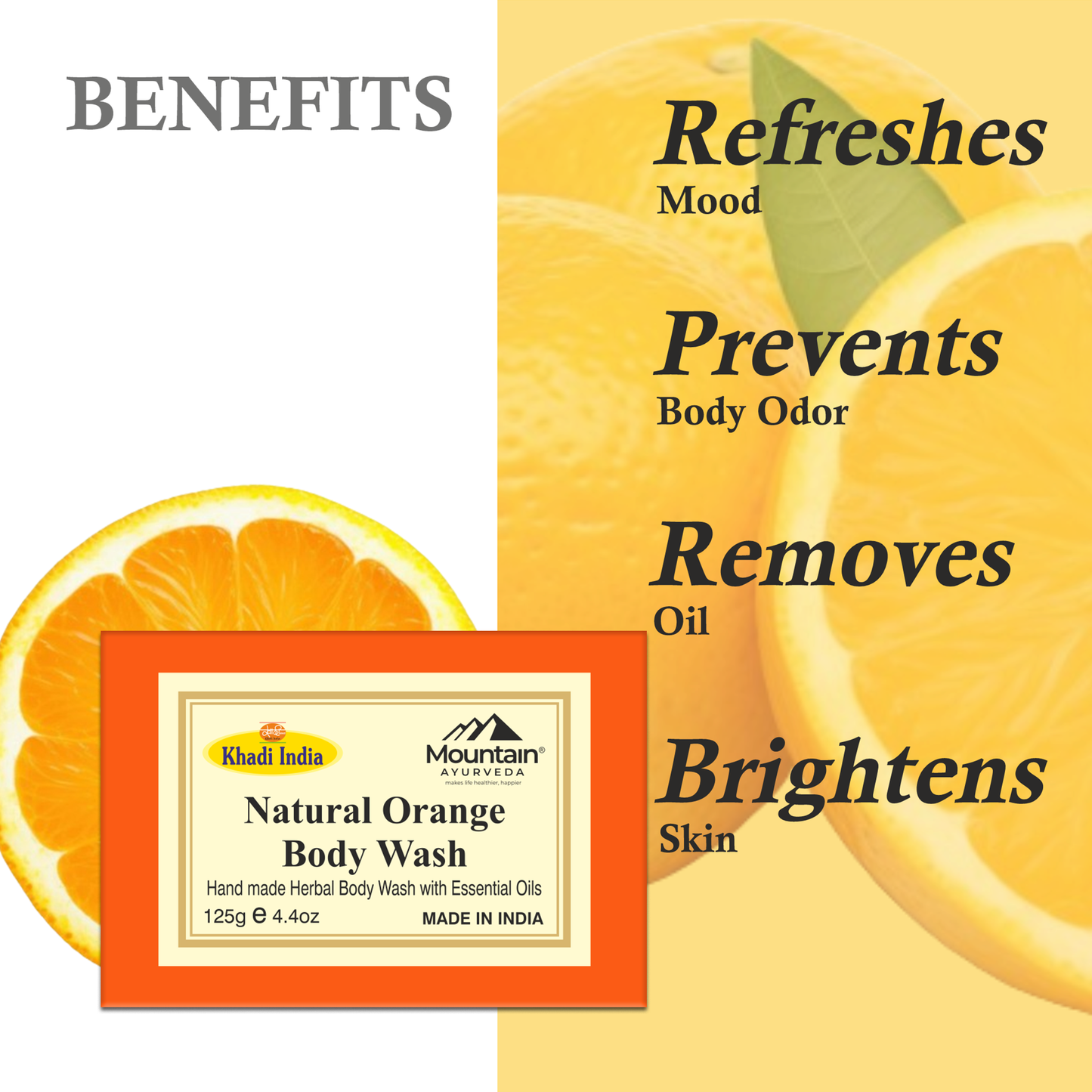Benefits of Khadi Orange Soap – Exfoliating, Brightening & Oil Control