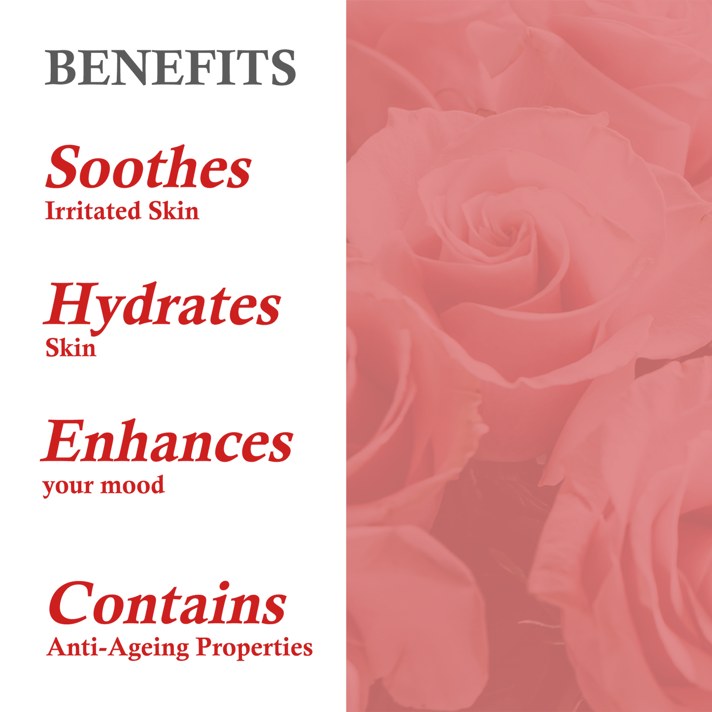 Key benefits of Khadi Pure Rose Water – Refreshing, hydrating & cooling effect