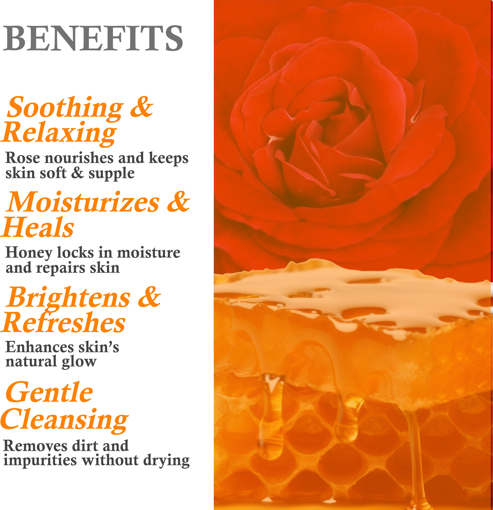 Key benefits of Khadi Rose & Honey Body Wash – Moisturizing, soothing, and brightening