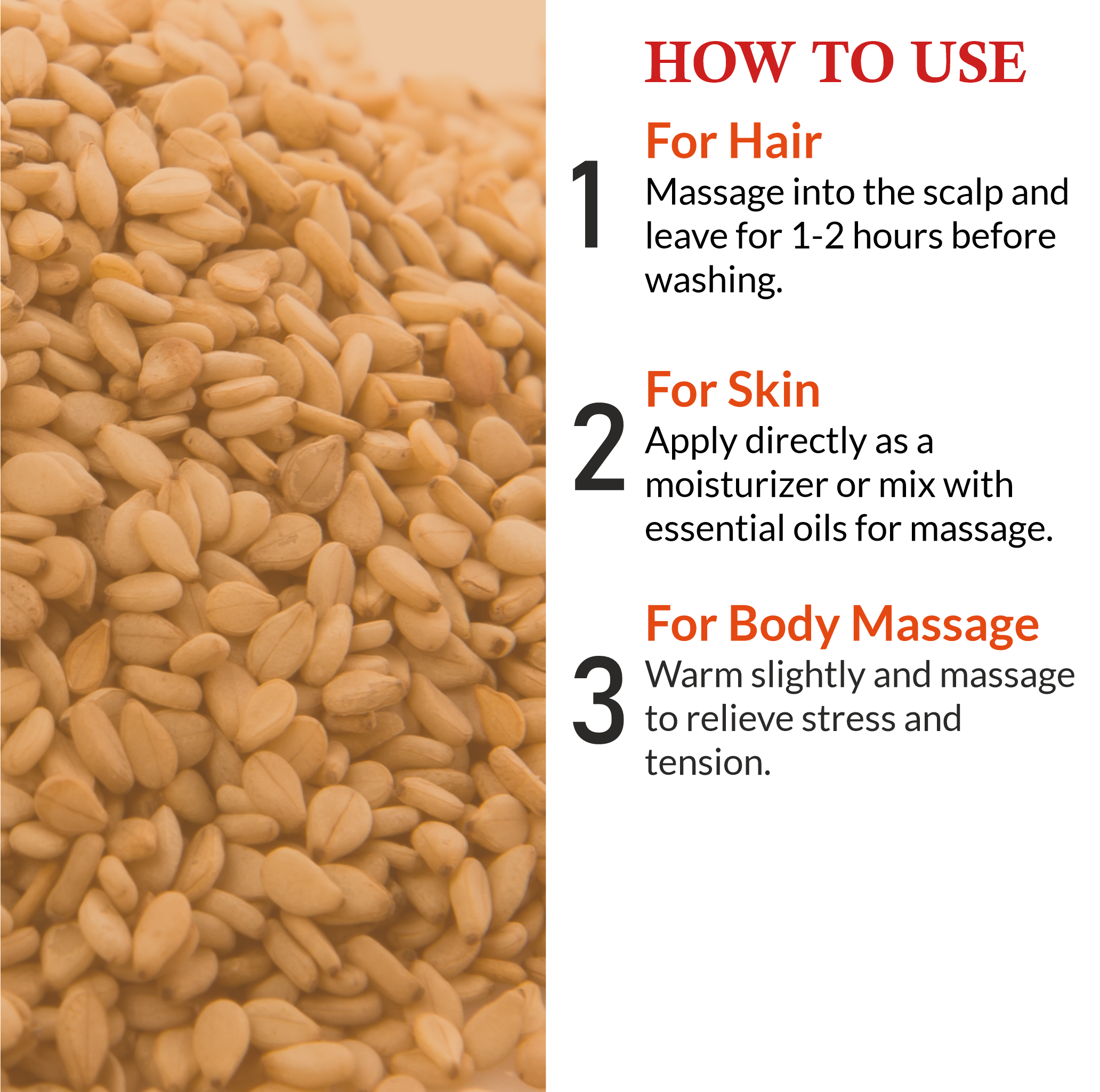 How to use Khadi Sesame Seed Oil for glowing skin & healthy hair
