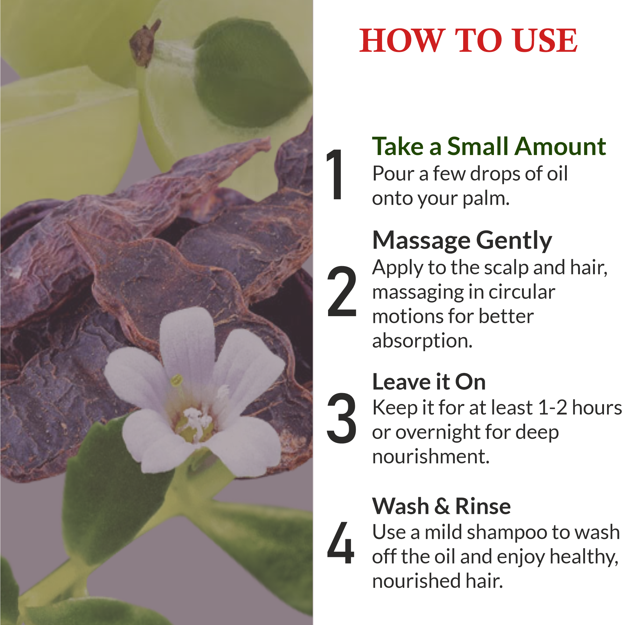 How to use Khadi Triphala Herbal Hair Oil for thicker, healthier hair