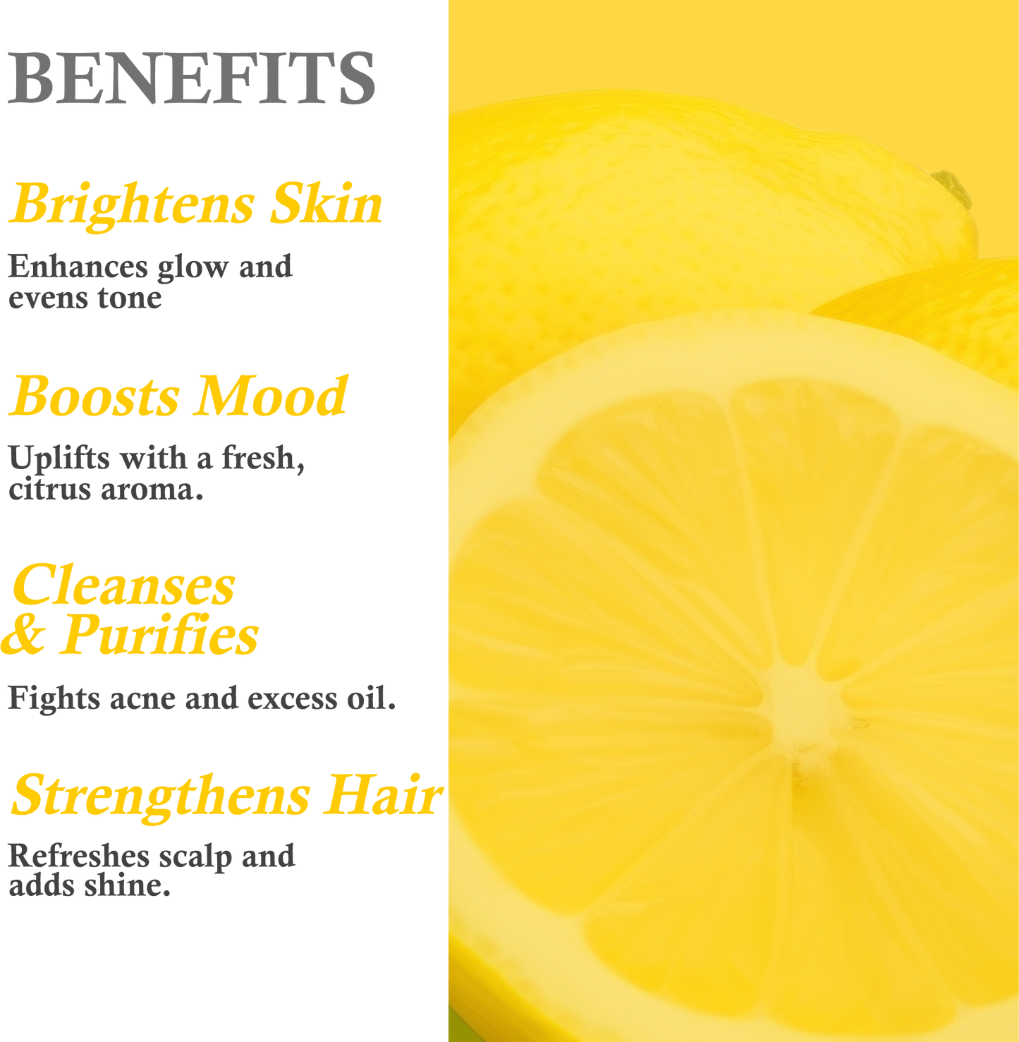 Benefits of Lemon Essential Oil – Brightens Skin, Controls Oil & Strengthens Hair
