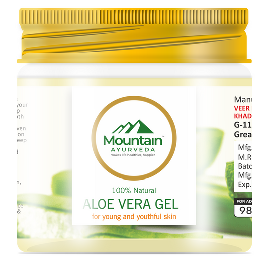 Mountain Ayurveda Aloe Vera 200g – Natural Moisturizer & Hair Nourisher