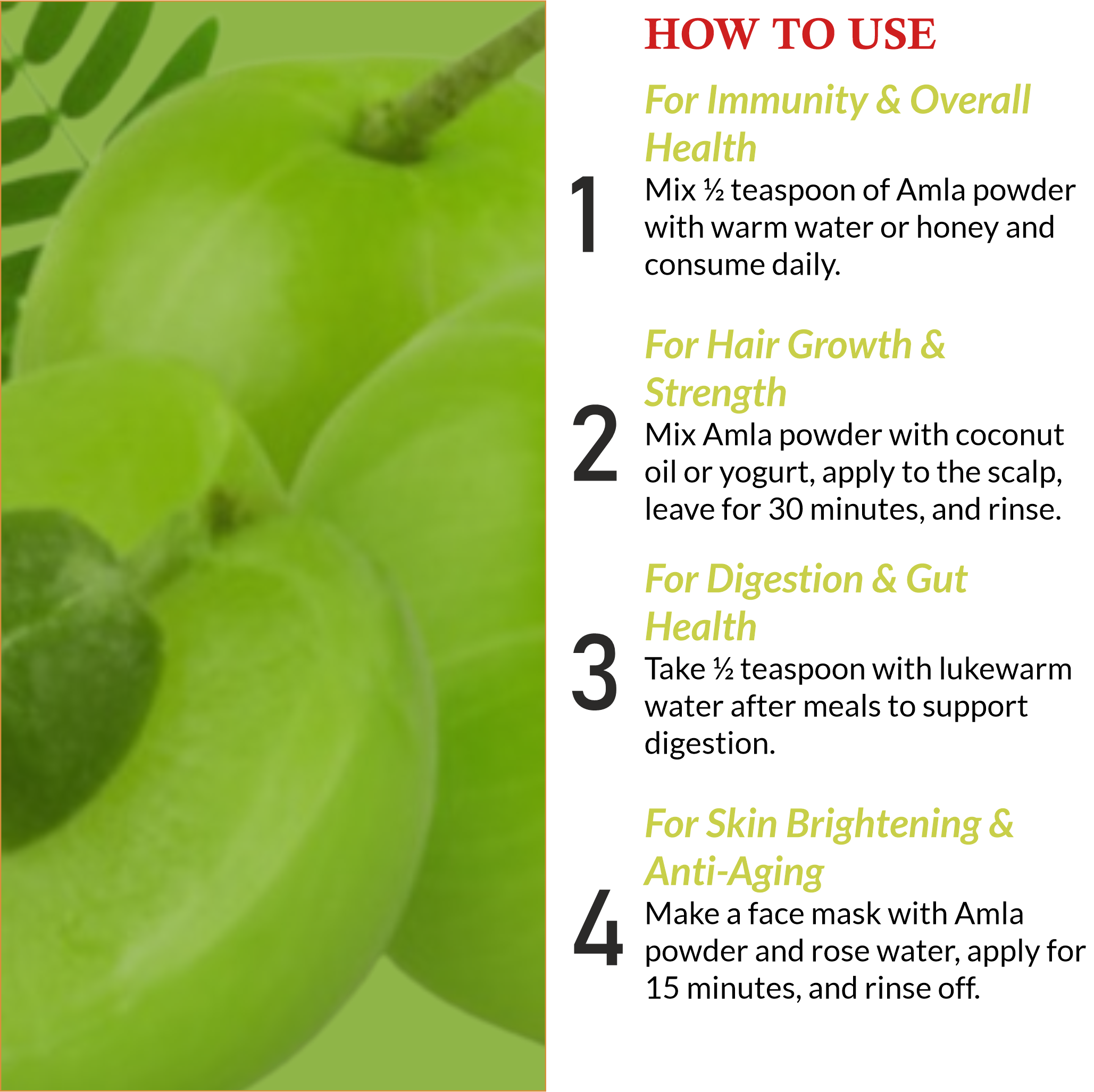 How to Use Mountain Ayurveda Amla Powder for Hair, Skin & Health