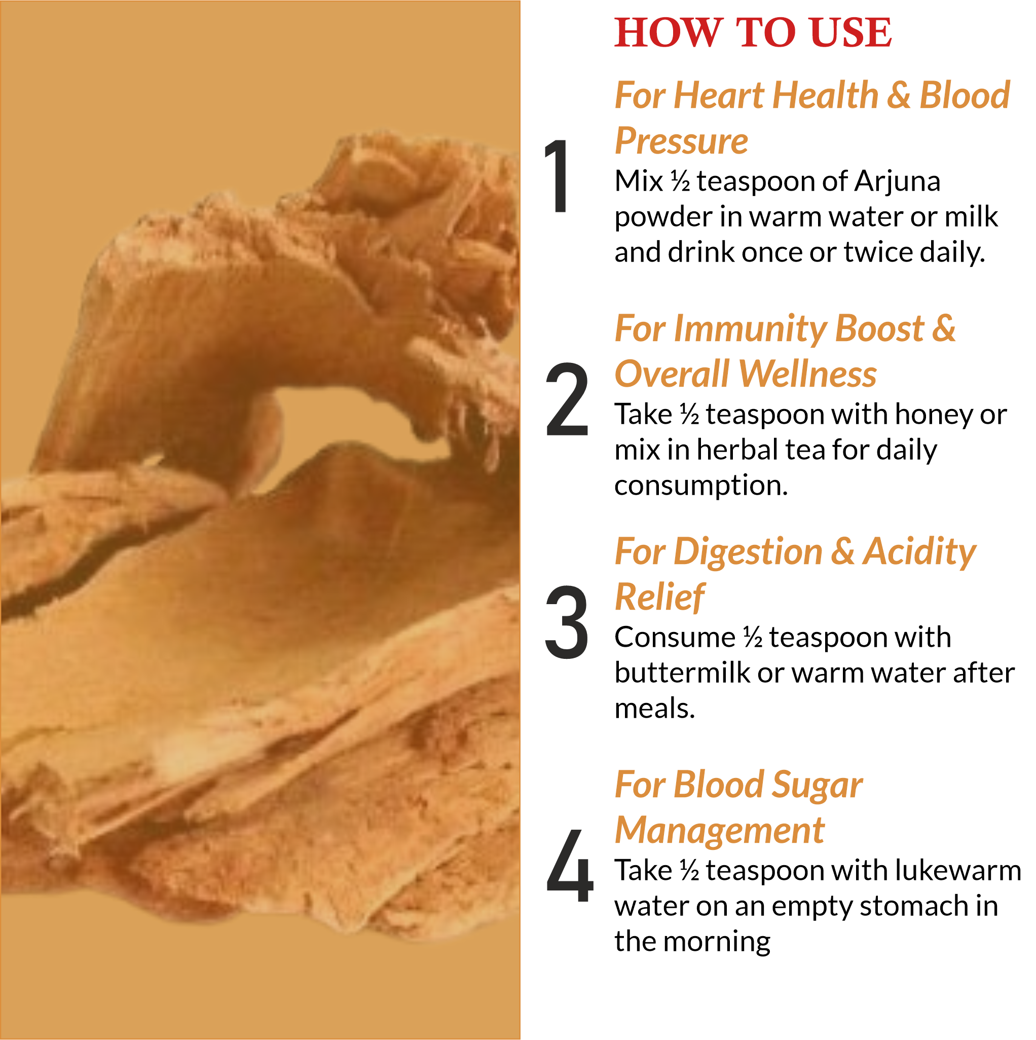 How to Use Mountain Ayurveda Arjuna Powder for Heart, Skin & Wellness