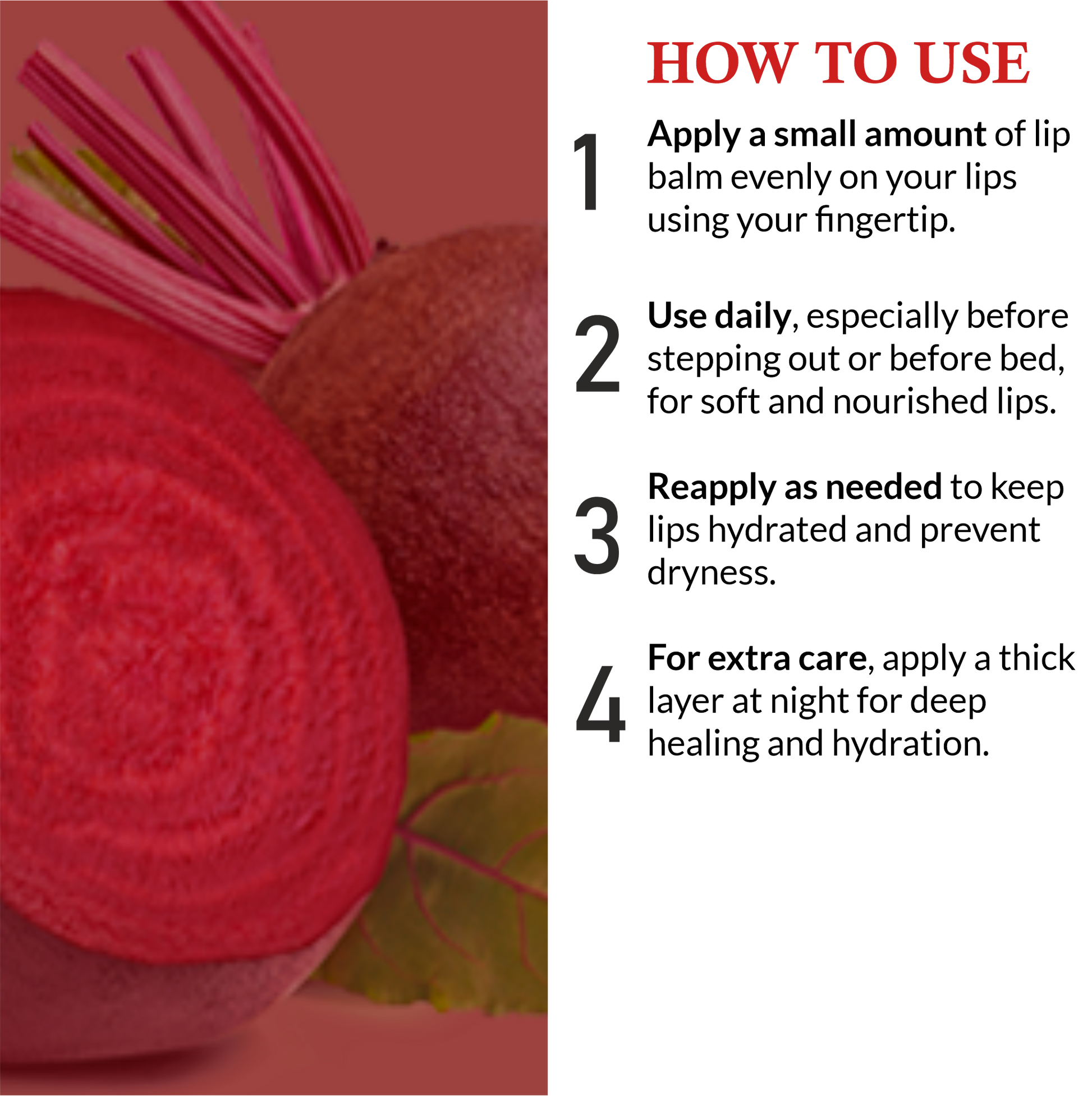 How to Use Mountain Ayurveda Beetroot Lip Balm for Soft, Nourished Lips
