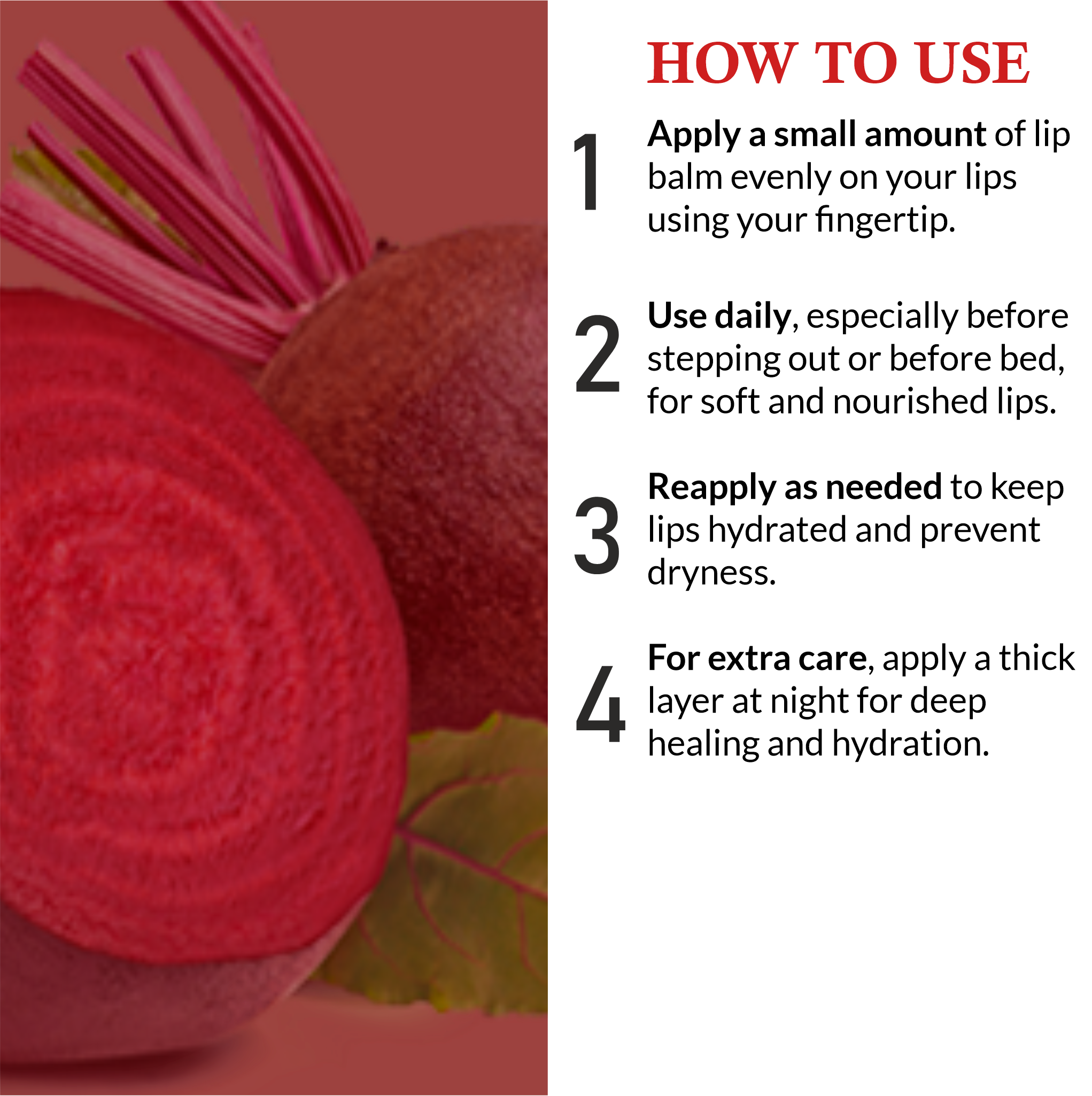 How to Use Mountain Ayurveda Beetroot Lip Balm for Soft, Nourished Lips