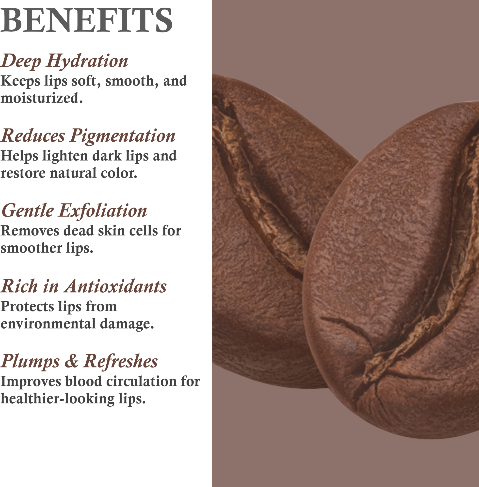 Benefits of Mountain Ayurveda Coffee Lip Balm – Moisturizes, Repairs & Softens Lips