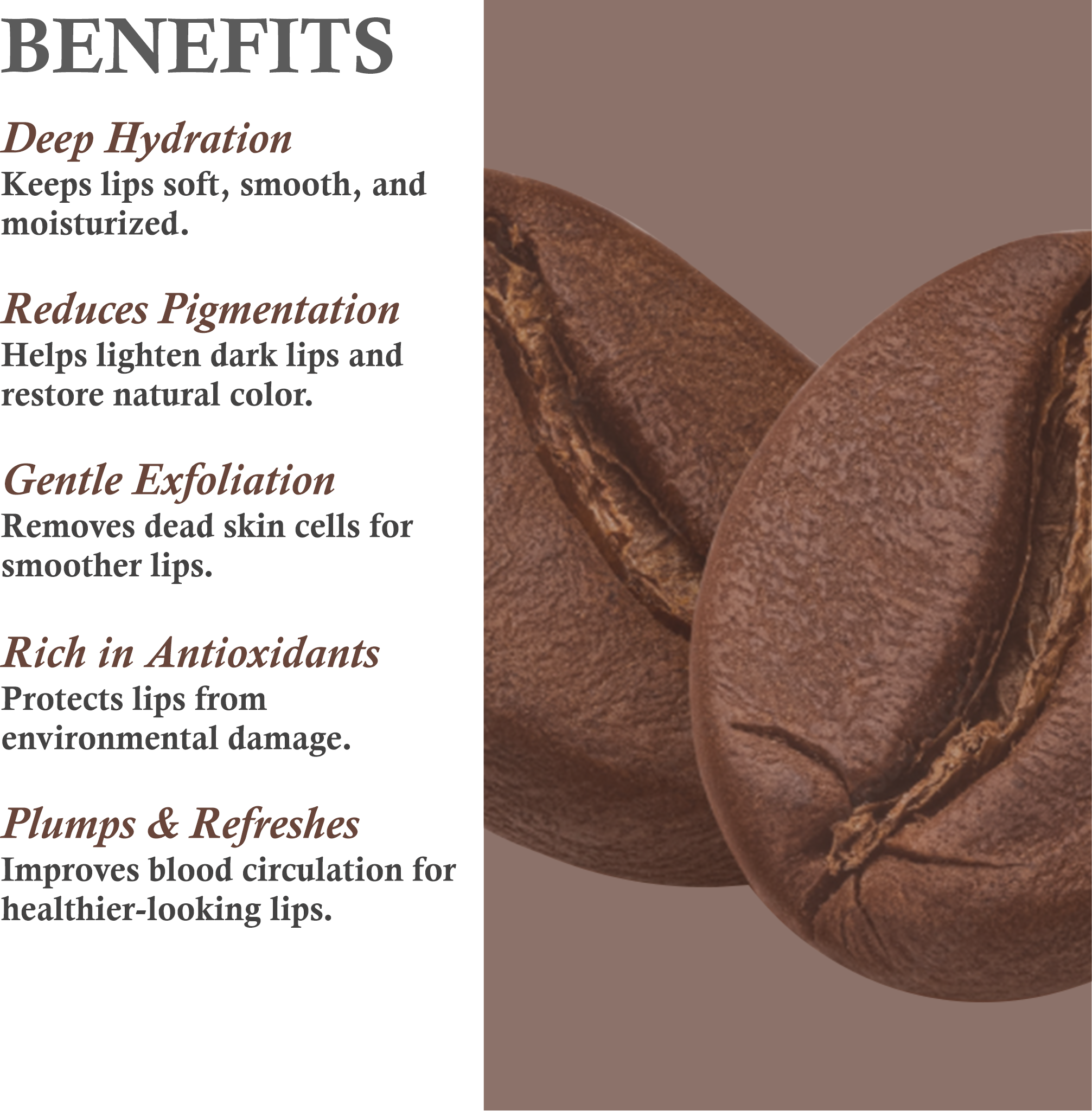Benefits of Mountain Ayurveda Coffee Lip Balm – Moisturizes, Repairs & Softens Lips