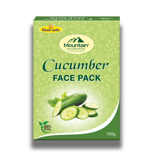 Mountain Ayurveda Cucumber Face Pack 100g – Cooling & Hydrating