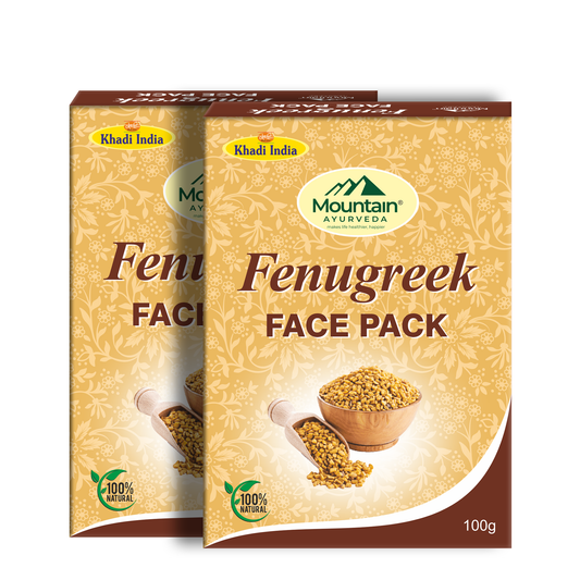 Mountain Ayurveda Fenugreek Face Pack 100g Pack of 2 – Anti-Acne & Skin Tightening