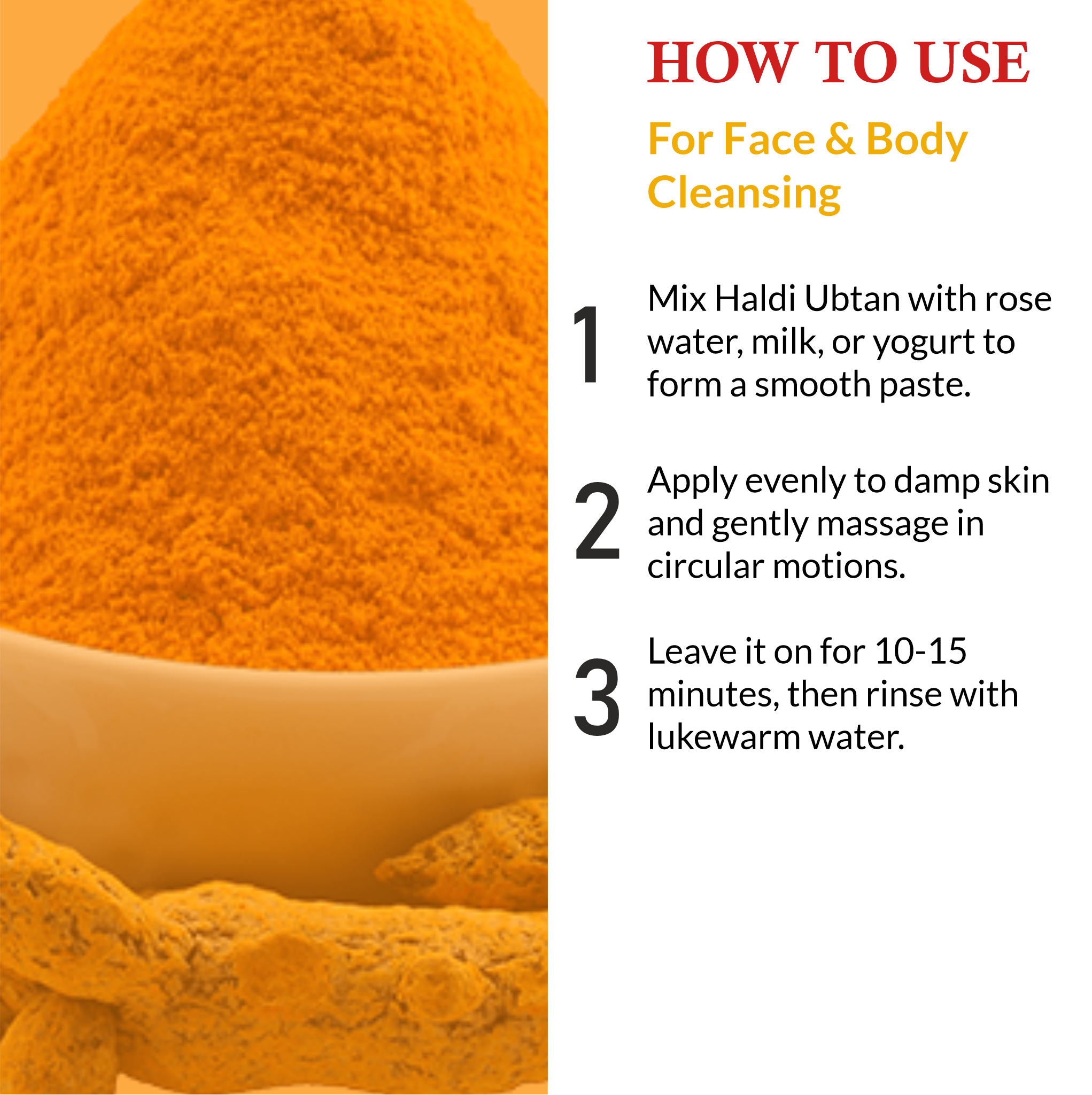 How to Use Mountain Ayurveda Haldi Ubtan for Face & Body Glow