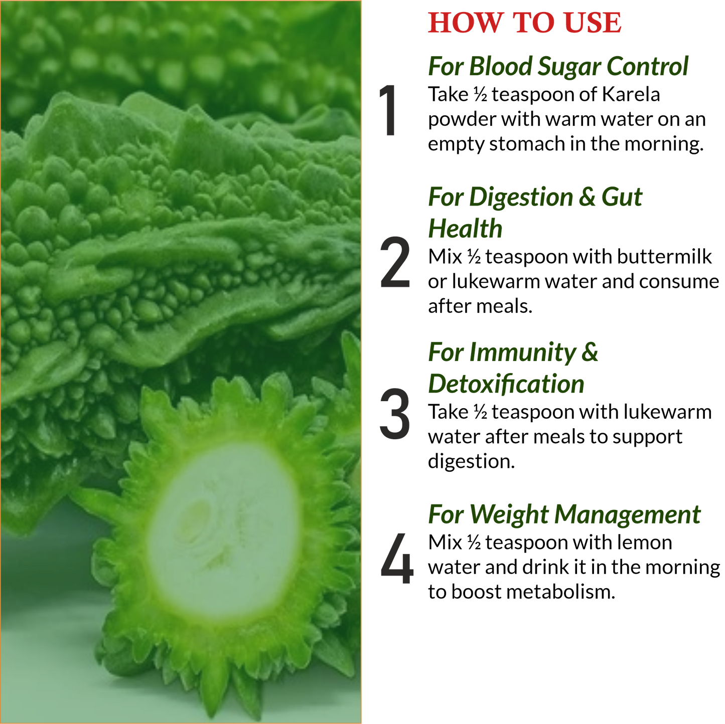 How to Use Mountain Ayurveda Karela Powder for Diabetes, Liver Health & Skin Care