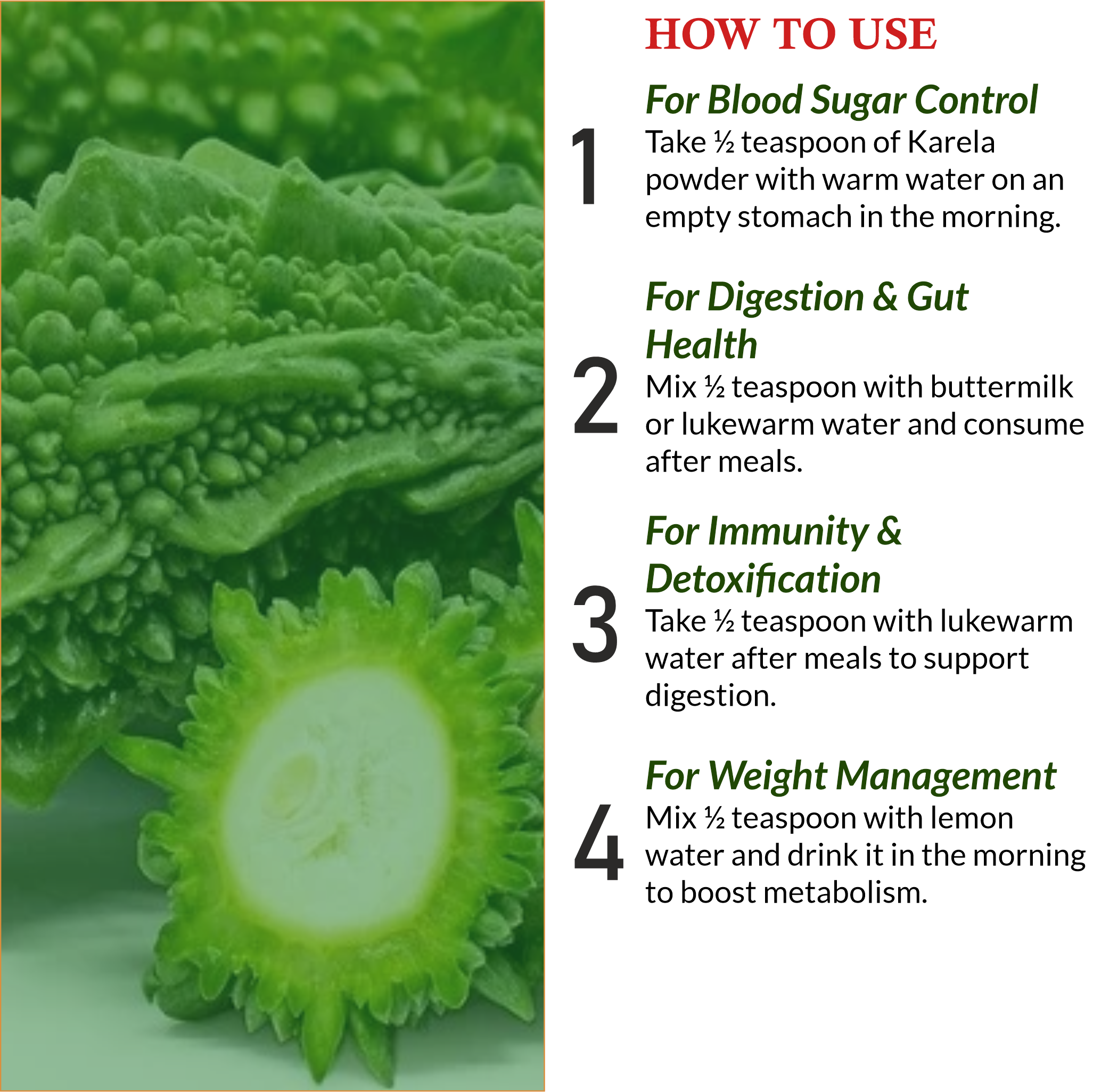 How to Use Mountain Ayurveda Karela Powder for Diabetes, Liver Health & Skin Care