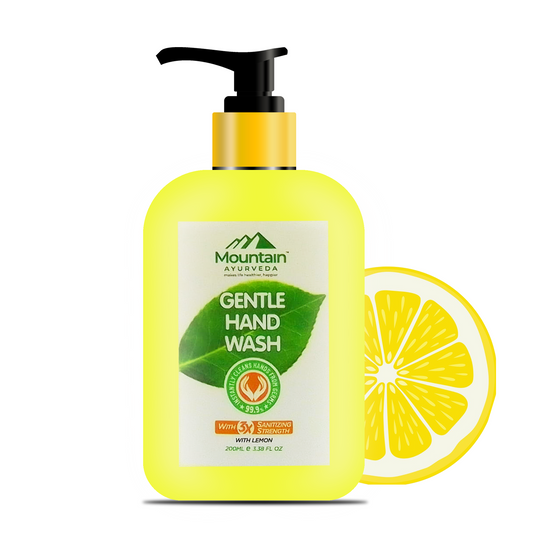 Mountain Ayurveda Lemon Handwash 300 ml – Refreshing & Gentle Cleanser