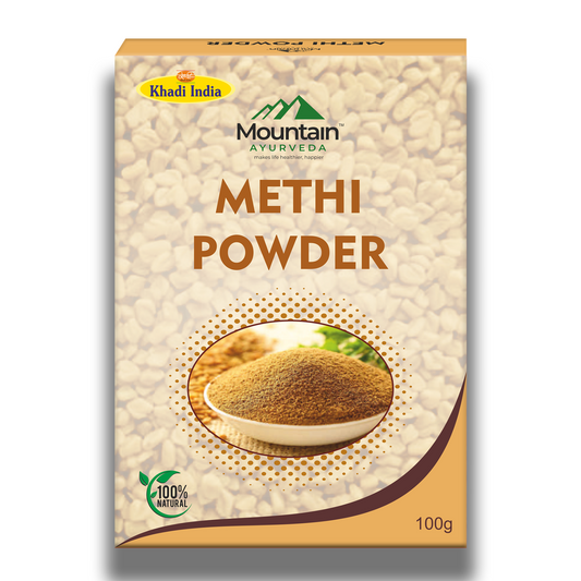 Mountain Ayurveda Methi Powder 100g – Hair Growth & Digestive Wellness