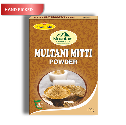 Mountain Ayurveda Multani Mitti 100g – Natural Oil Control & Deep Cleansing
