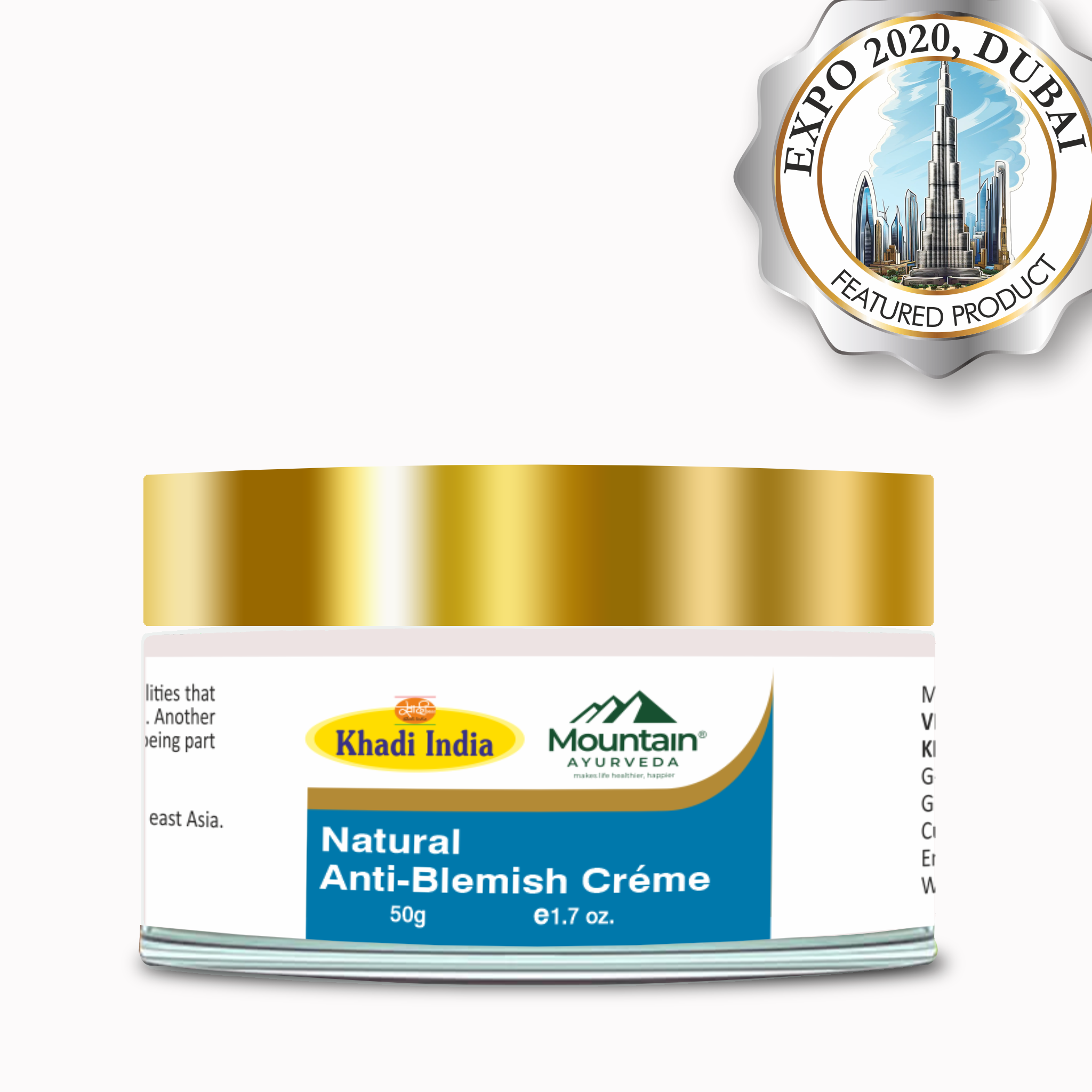 Mountain Ayurveda Natural Anti-Blemish Cream 50 gm – Ayurvedic Solution for Clear Skin