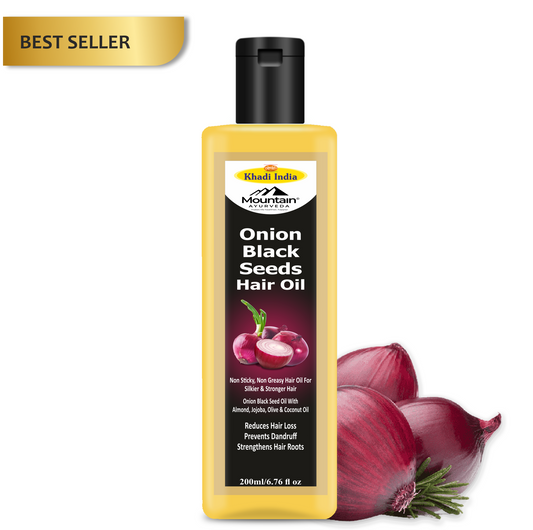 Mountain Ayurveda Onion Oil 200 ml – Natural Hair Growth & Anti-Hair Fall Solution