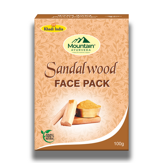 Mountain Ayurveda Sandalwood Face Pack 100g - Soothing & Skin Brightening
