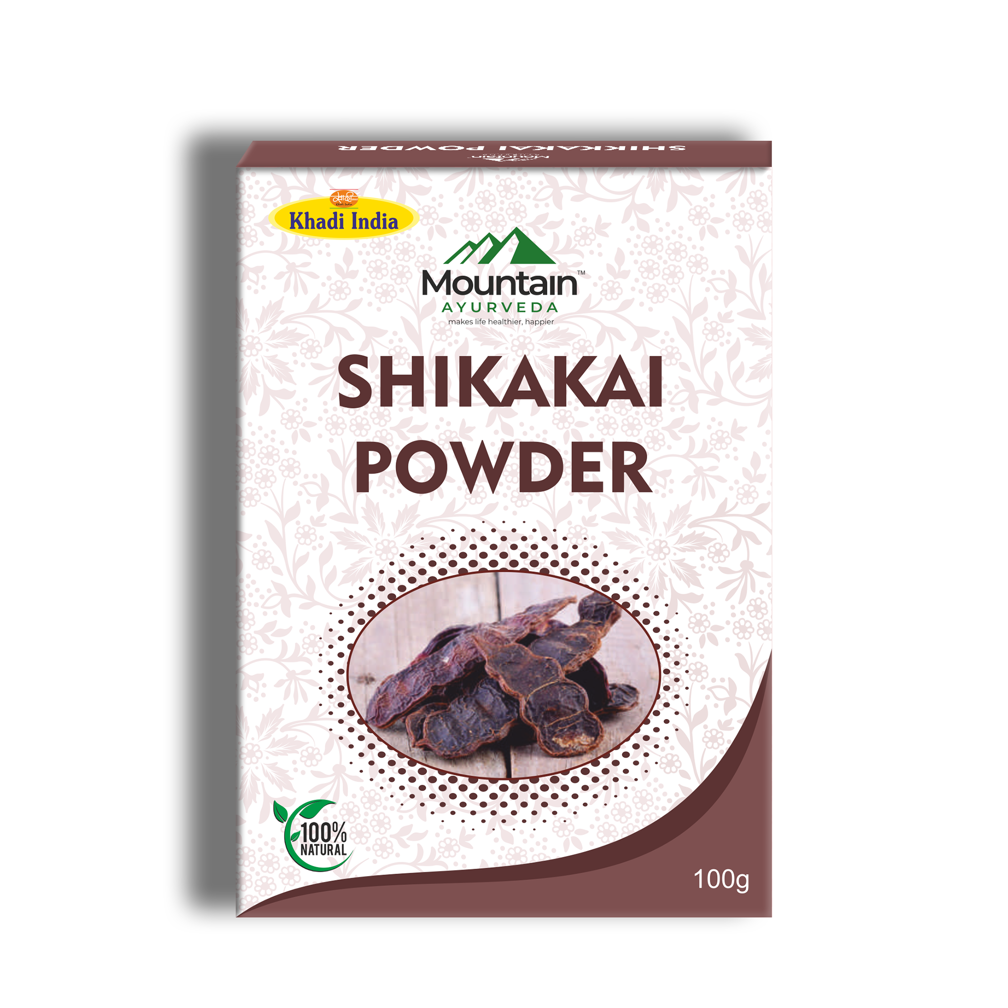 Mountain Ayurveda Shikakai Powder 100g – Natural Hair Cleanser & Growth Booster