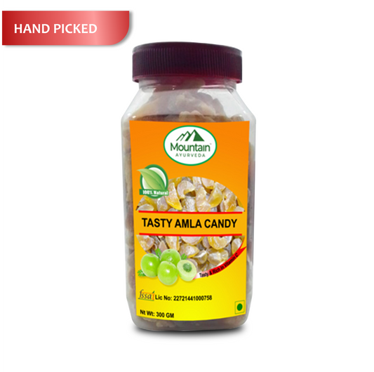 Mountain Ayurveda Sweet Amla Candy 300g – Natural Immunity Booster & Digestive Aid
