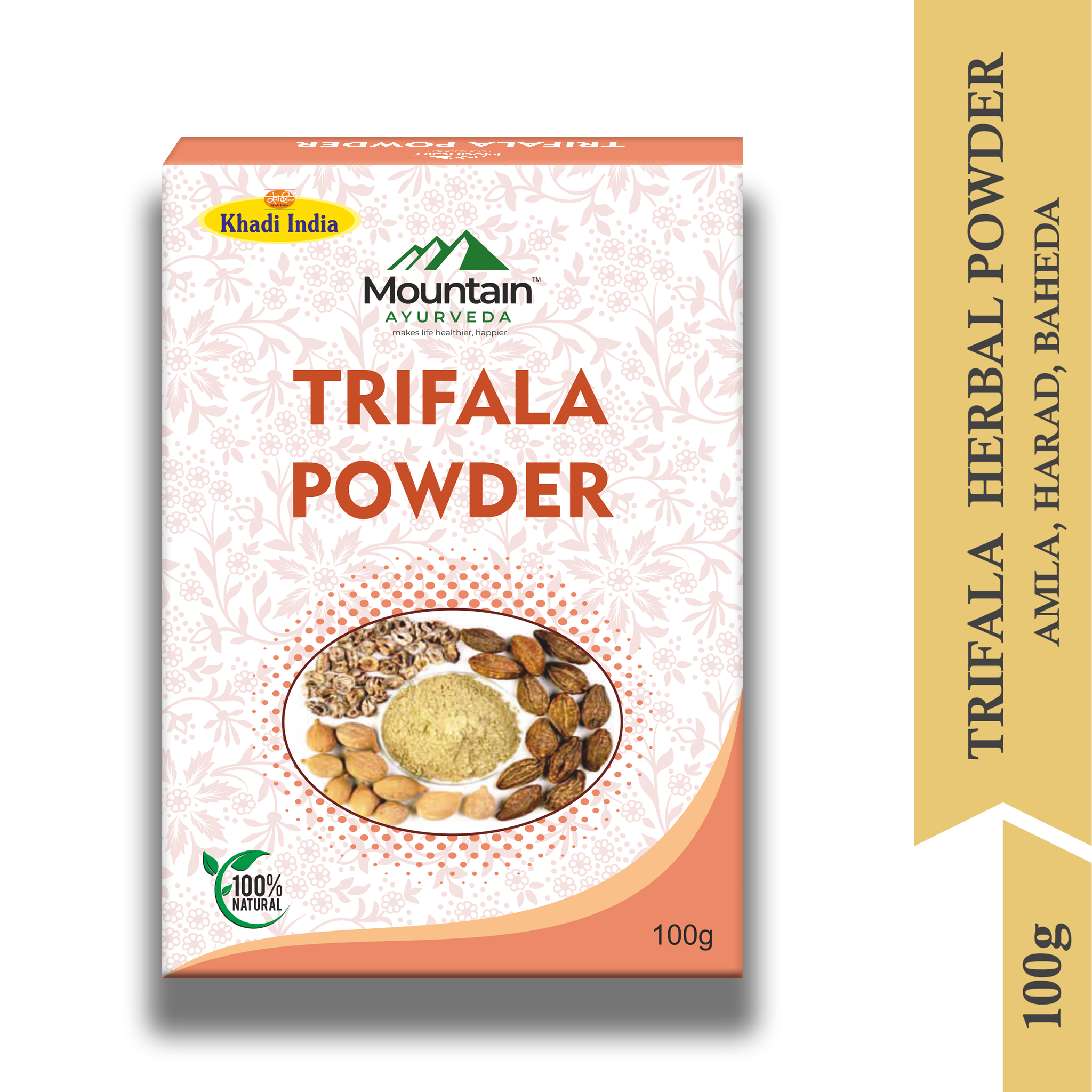 Mountain Ayurveda Triphala Powder 100g – Ayurvedic Digestive & Immunity Booster