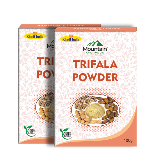 Mountain Ayurveda Triphala Powder 100g Pack of 2 – Digestive & Detox Supplement