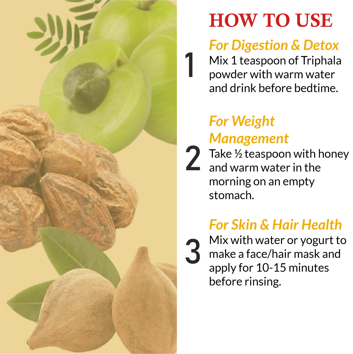 How to Use Mountain Ayurveda Triphala Powder for Digestion & Detox
