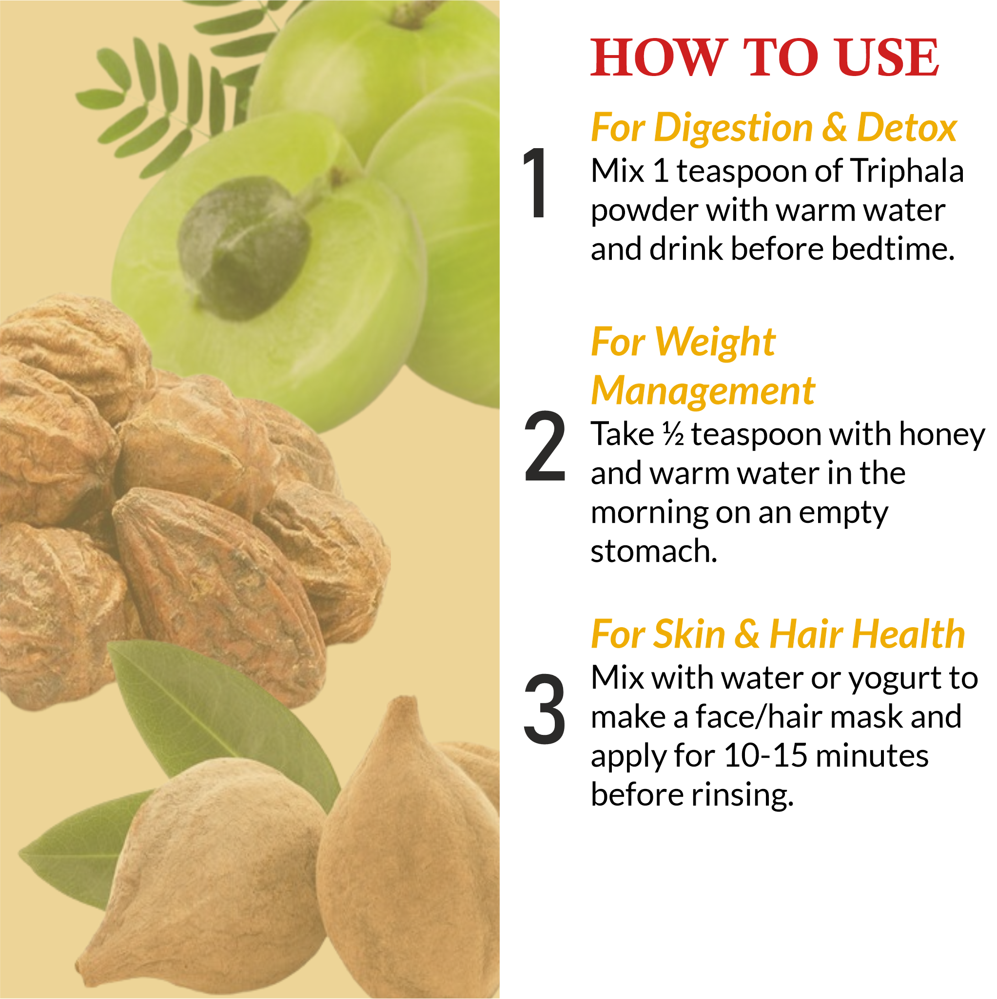 How to Use Mountain Ayurveda Triphala Powder for Digestion & Detox