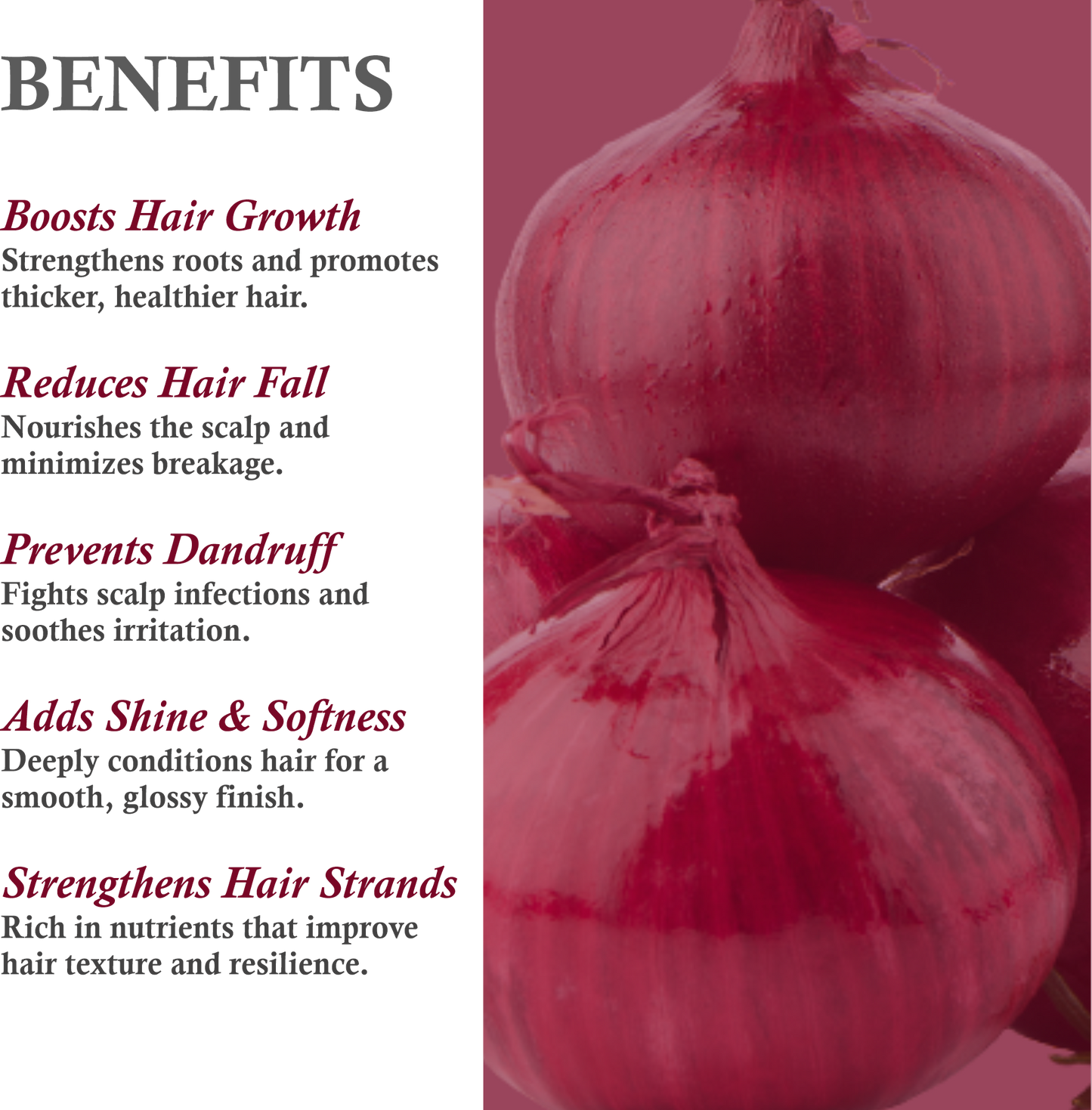 Benefits of Mountain Ayurveda Onion Oil – Promotes Hair Growth, Reduces Hair Fall, Nourishes Scalp
