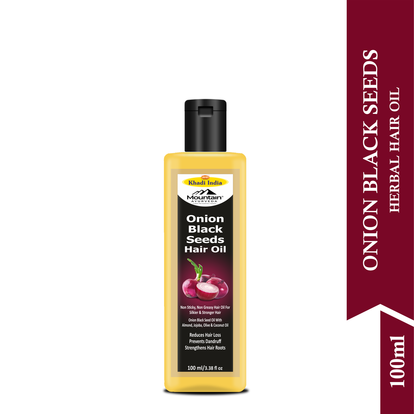 Mountain Ayurveda 100 ml Onion Oil – Premium Natural Hair Care