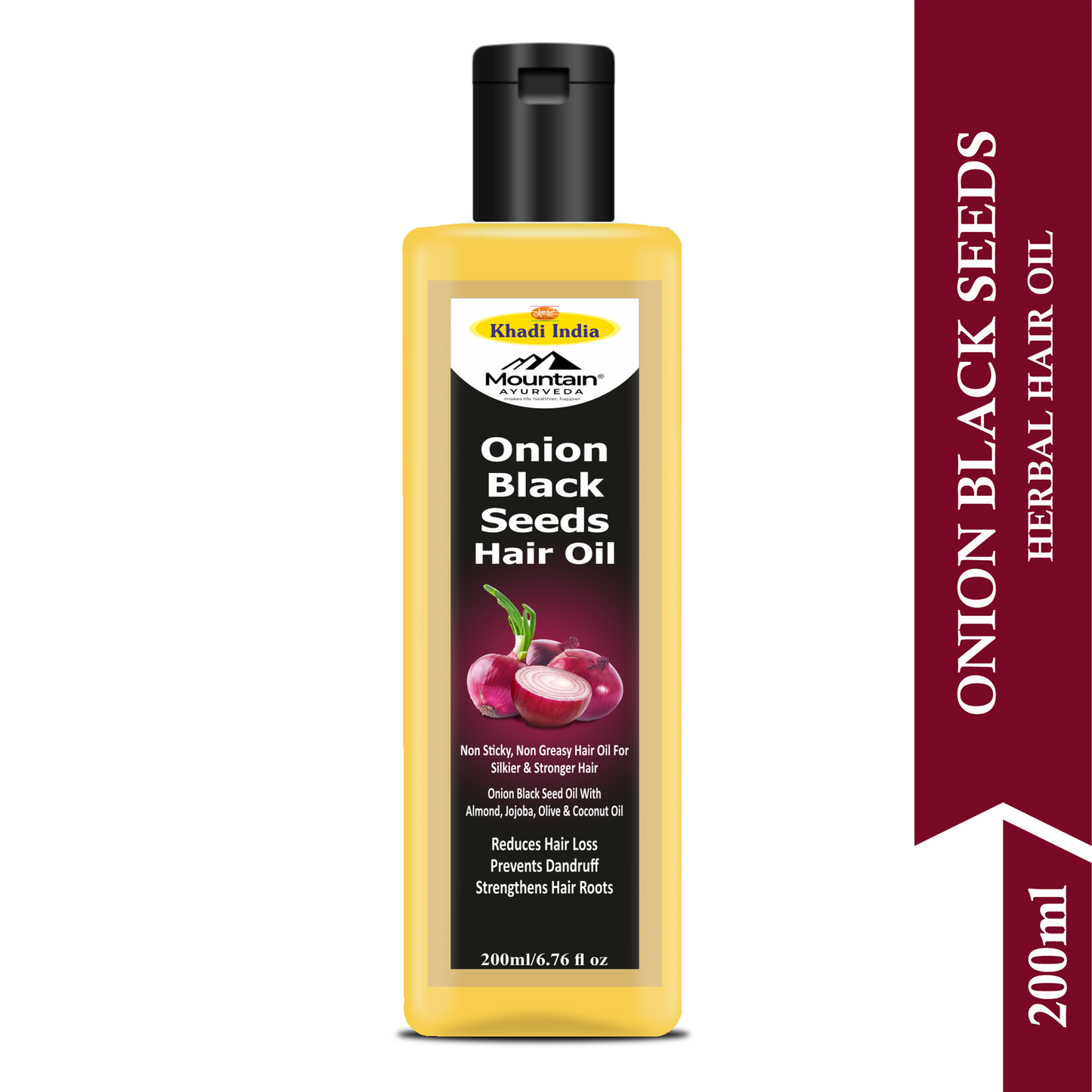 Mountain Ayurveda 200 ml Onion Oil – Premium Natural Hair Care