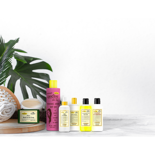 Refreshing Bathing Essentials Combo – Natural Soap, Body Wash & Herbal Skincare Kit